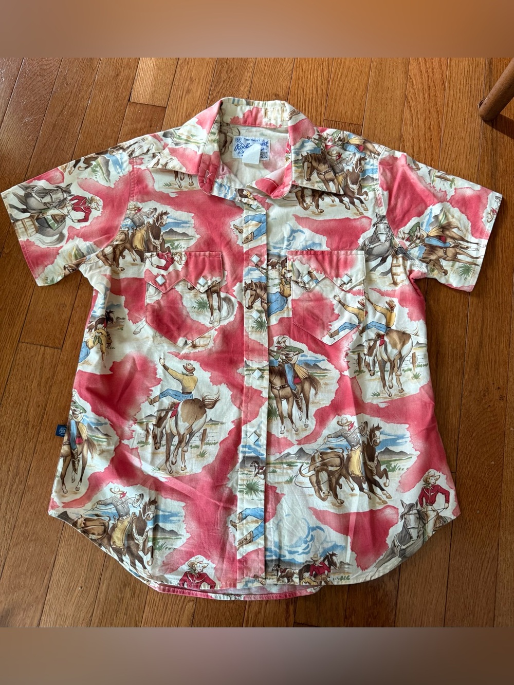 Rockmount Ranchwear TruWest Snapfront Western Short-sleeve shirt rare
